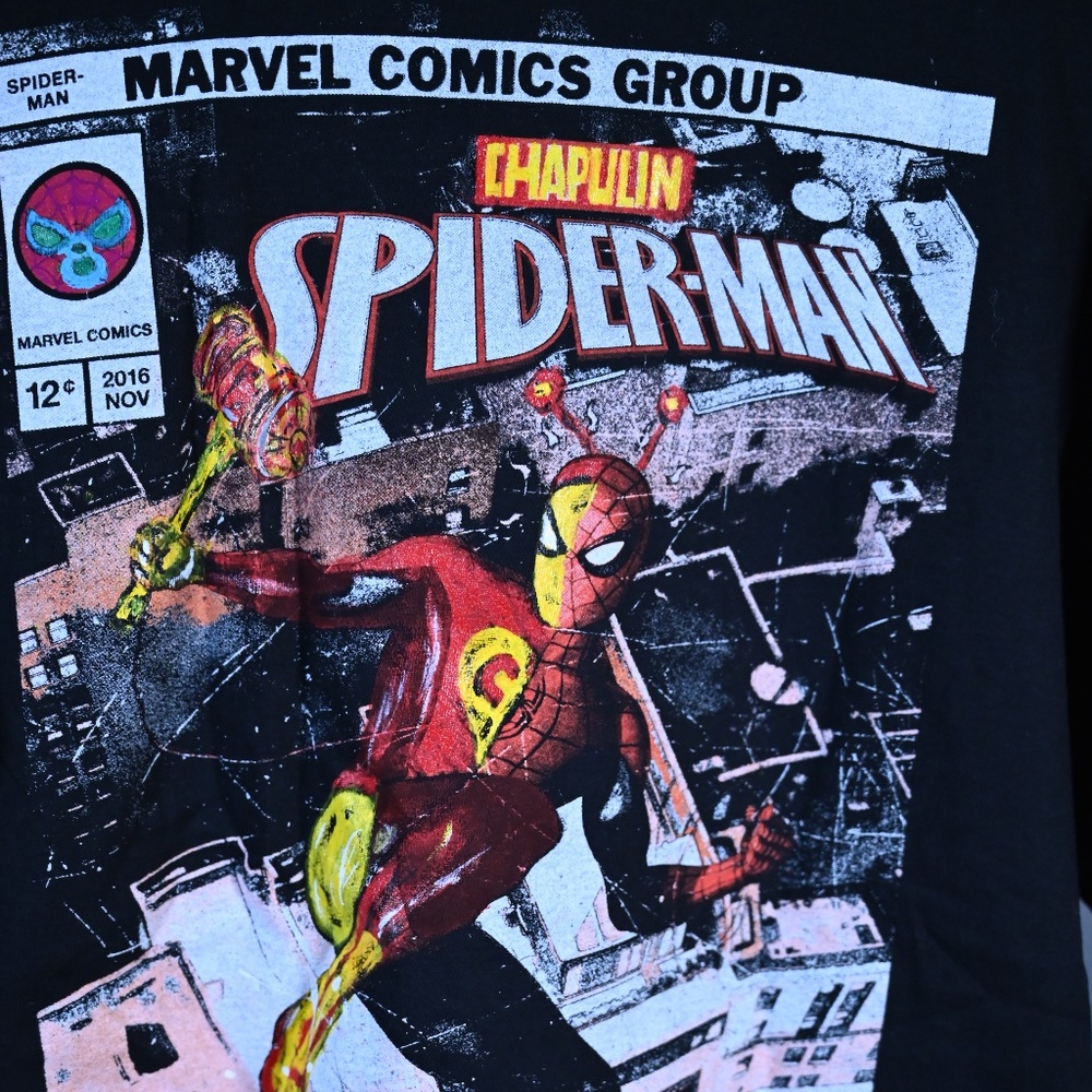One-of-a-Kind Hand-Painted Marvel x Chapulín Colorado Tribute Shirt